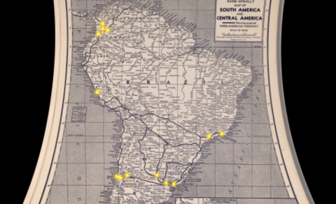 Map of South America